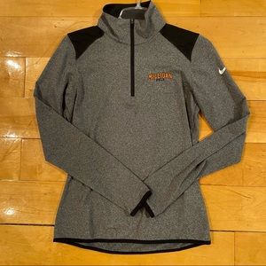 Nike Gray Athletic Half Zip